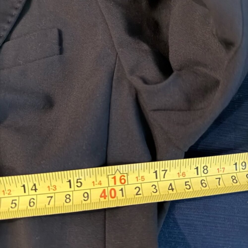 LOFT Black Wool Blend Blazer - Picture 4 of 5